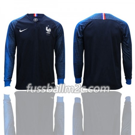 Fußballtrikots Frankreich Heim Trikotsatz WM 2018 Langarm